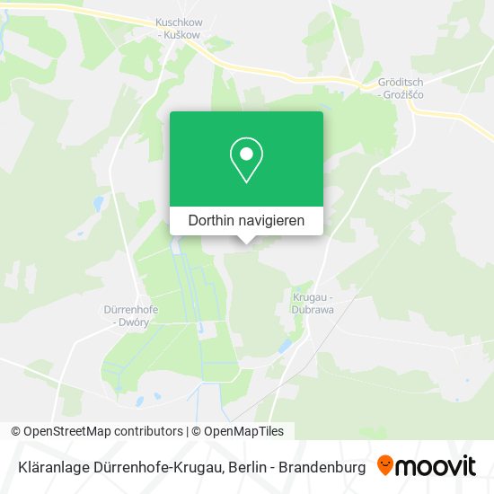 Kläranlage Dürrenhofe-Krugau Karte