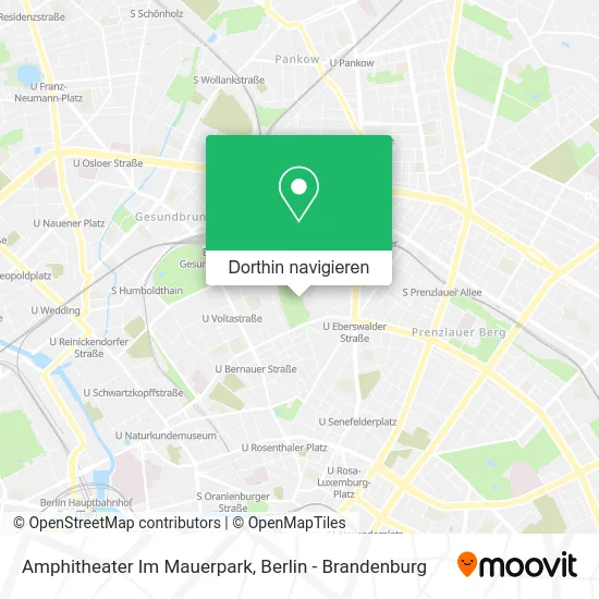 Amphitheater Im Mauerpark Karte