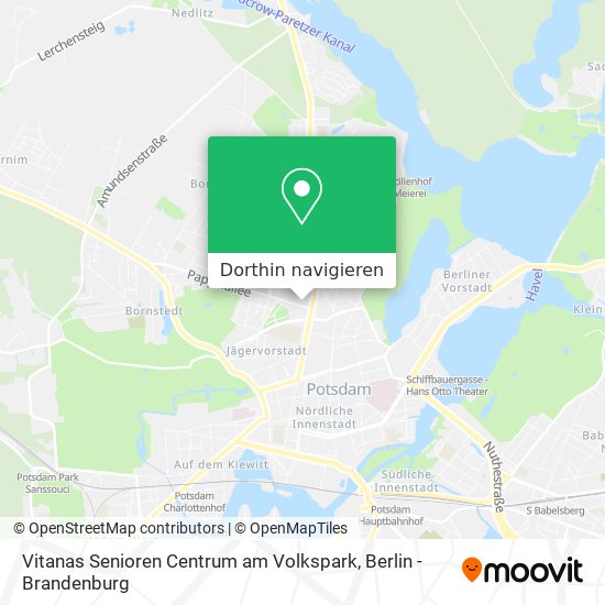 Vitanas Senioren Centrum am Volkspark Karte