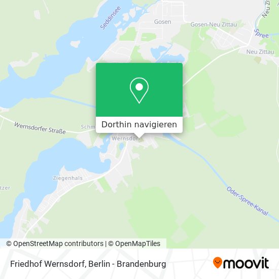 Friedhof Wernsdorf Karte