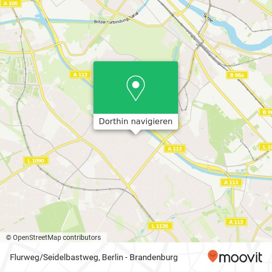 Flurweg/Seidelbastweg Karte