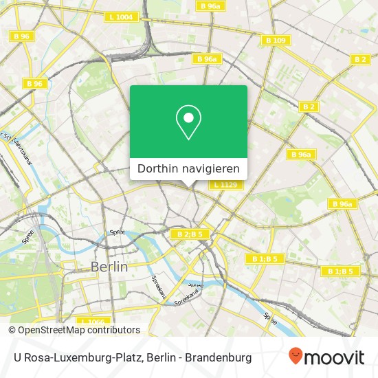 U Rosa-Luxemburg-Platz Karte