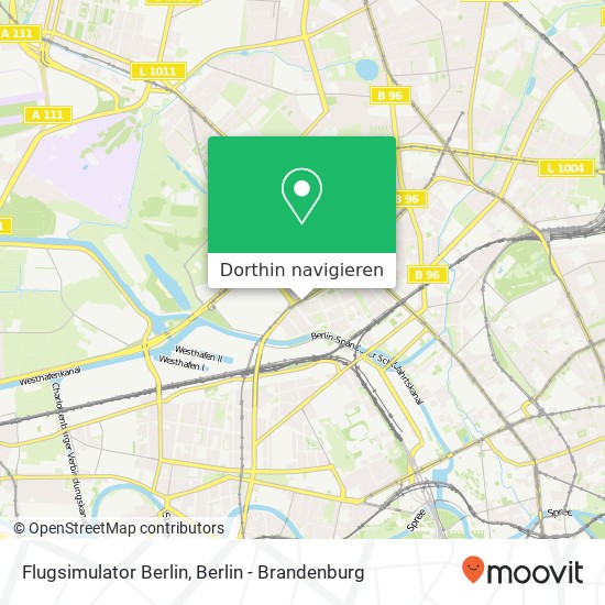 Flugsimulator Berlin Karte