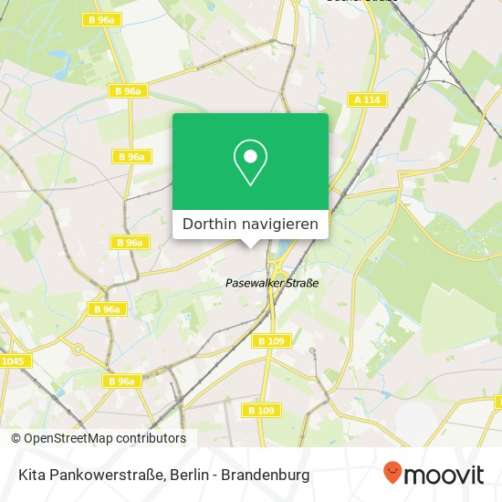 Kita Pankowerstraße Karte