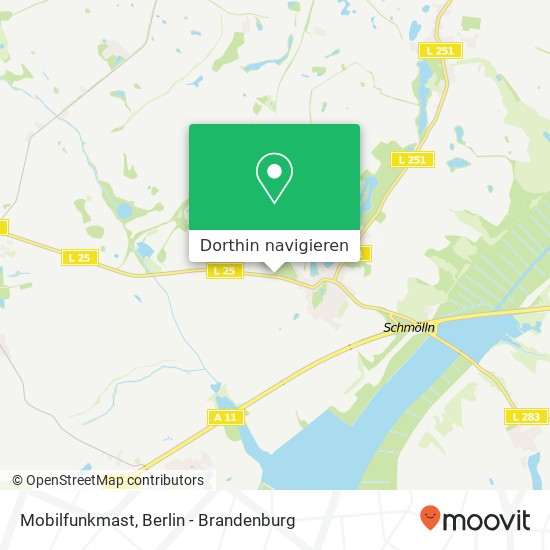 Mobilfunkmast Karte