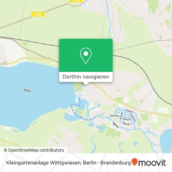 Kleingartenanlage Wittigwiesen Karte