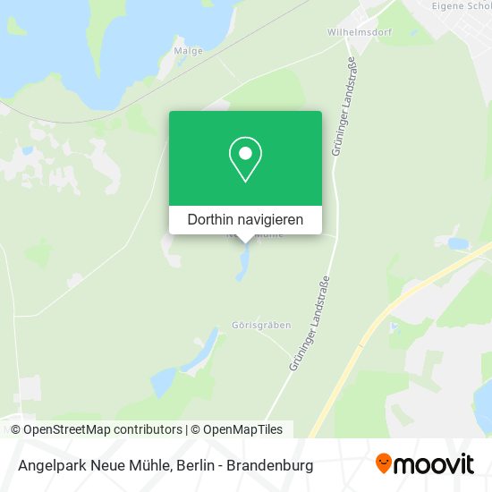 Angelpark Neue Mühle Karte
