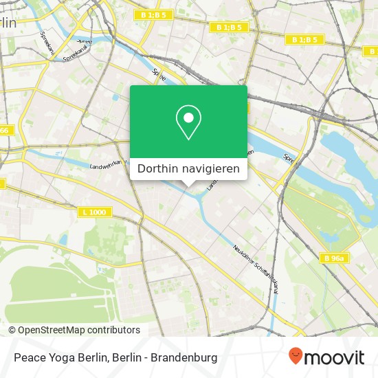 Peace Yoga Berlin Karte
