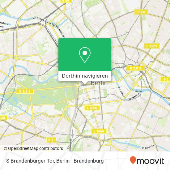 S Brandenburger Tor Karte