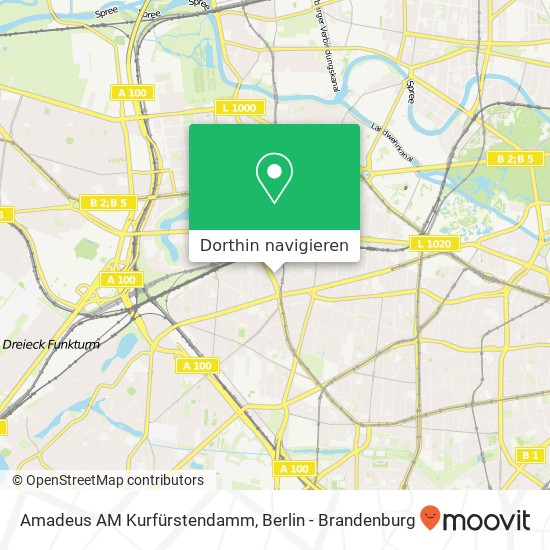 Amadeus AM Kurfürstendamm Karte