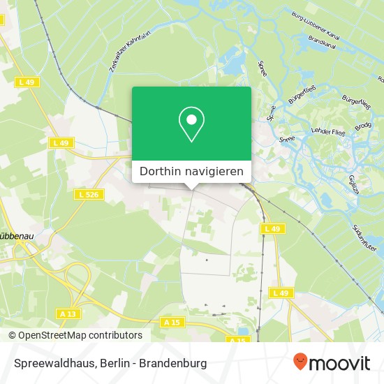 Spreewaldhaus Karte