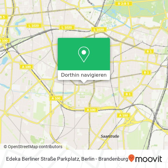 Edeka Berliner Straße Parkplatz Karte