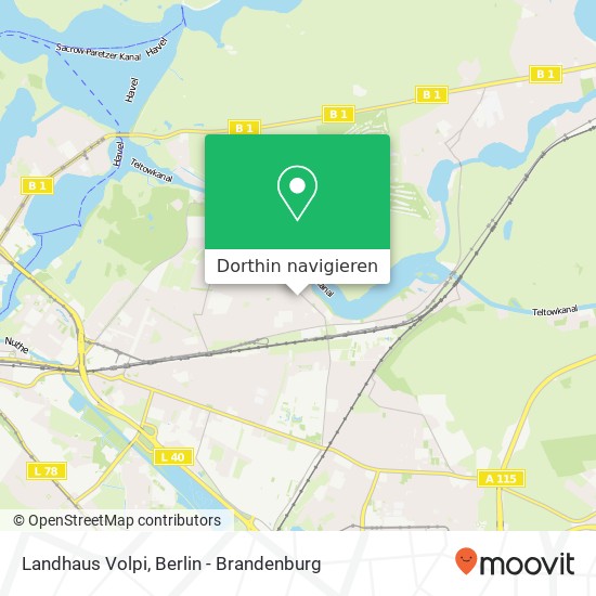 Landhaus Volpi Karte