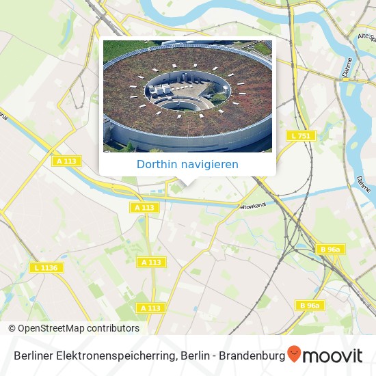 Berliner Elektronenspeicherring Karte