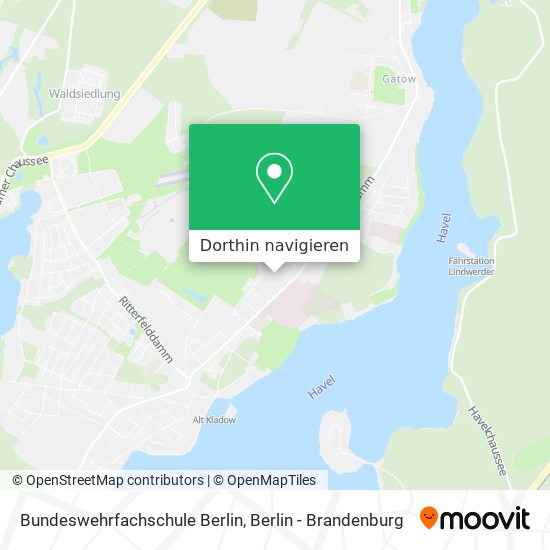 Bundeswehrfachschule Berlin Karte