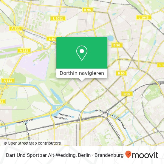 Dart Und Sportbar Alt-Wedding Karte