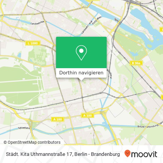 Städt. Kita Uthmannstraße 17 Karte