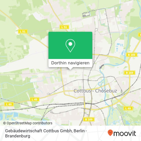 Gebäudewirtschaft Cottbus Gmbh Karte