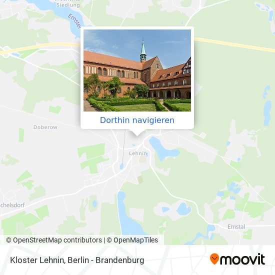 Kloster Lehnin Karte