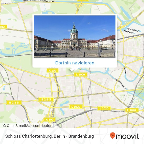 Schloss Charlottenburg Karte