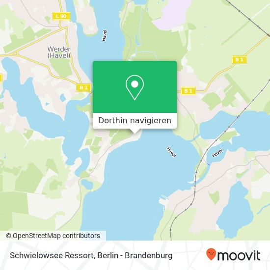 Schwielowsee Ressort Karte