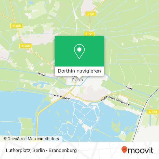 Lutherplatz Karte