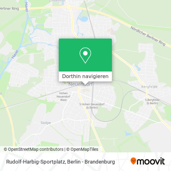 Rudolf-Harbig-Sportplatz Karte