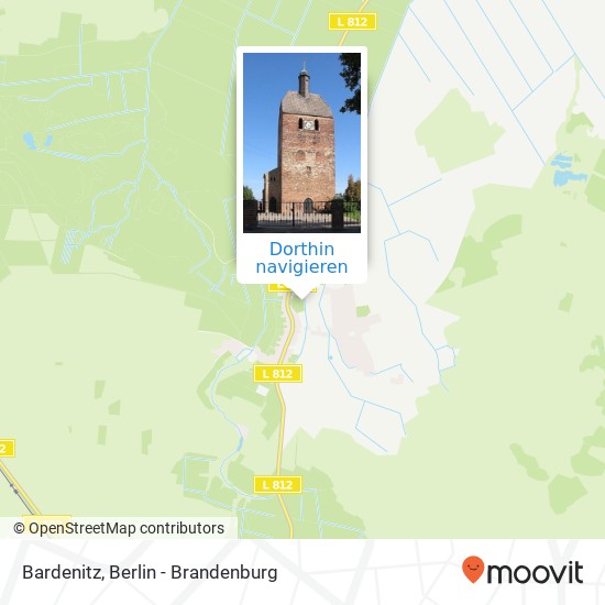 Bardenitz Karte