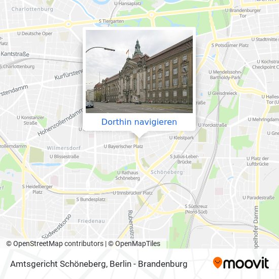 Amtsgericht Schöneberg Karte