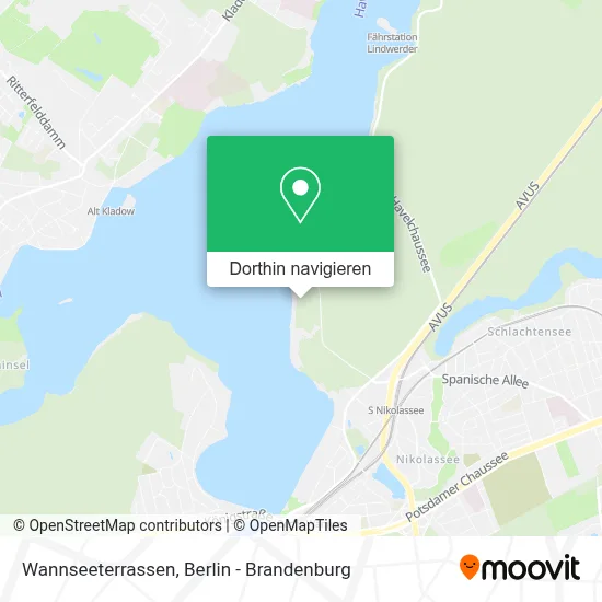 Wannseeterrassen Karte