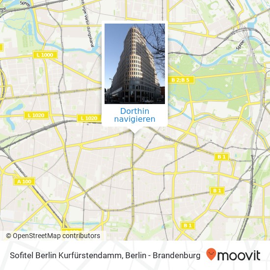 Sofitel Berlin Kurfürstendamm Karte