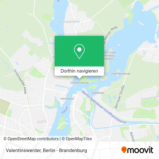 Valentinswerder Karte