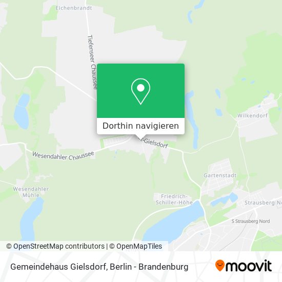 Gemeindehaus Gielsdorf Karte