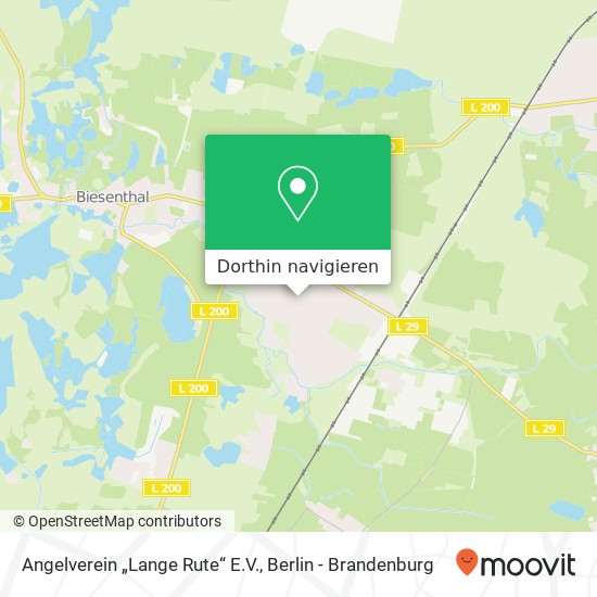 Angelverein „Lange Rute“ E.V. Karte