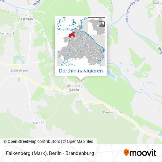 Falkenberg (Mark) Karte