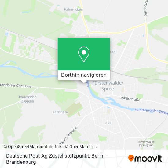 Deutsche Post Ag Zustellstützpunkt Karte
