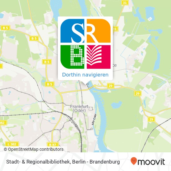 Stadt- & Regionalbibliothek Karte