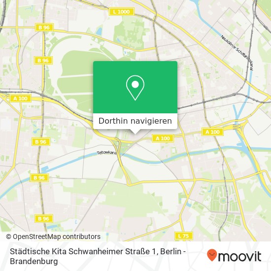 Städtische Kita Schwanheimer Straße 1 Karte