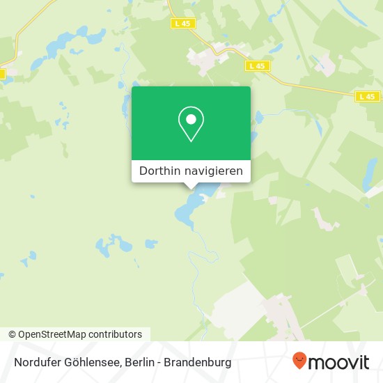 Nordufer Göhlensee Karte