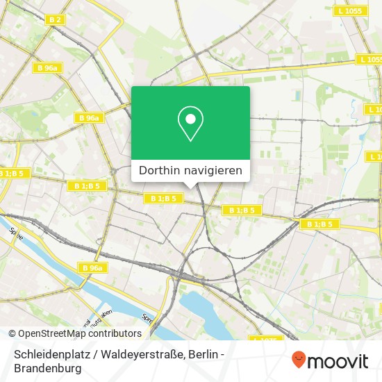 Schleidenplatz / Waldeyerstraße Karte