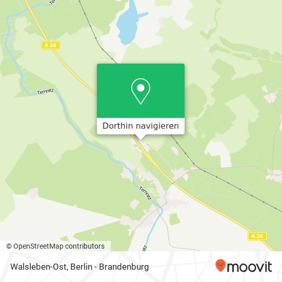Walsleben-Ost Karte