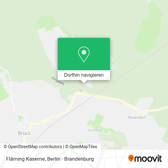 Fläming Kaserne Karte