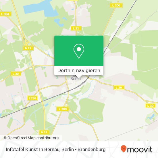 Infotafel Kunst In Bernau Karte