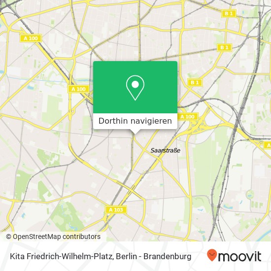 Kita Friedrich-Wilhelm-Platz Karte