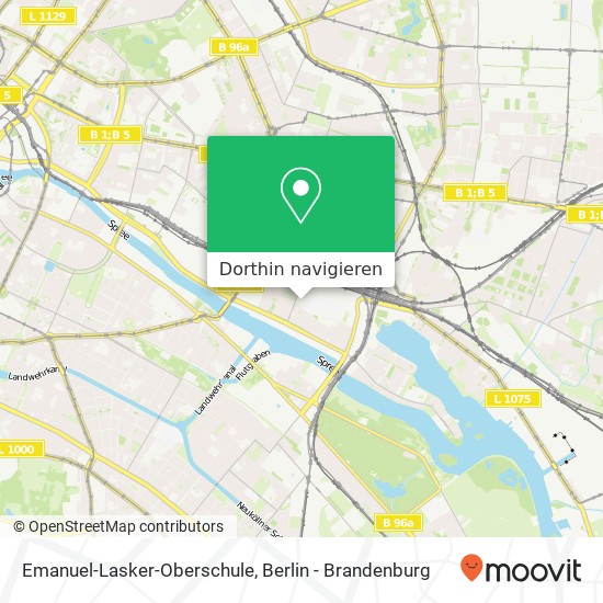 Emanuel-Lasker-Oberschule Karte