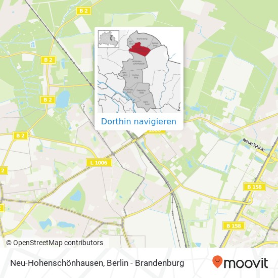 Neu-Hohenschönhausen Karte