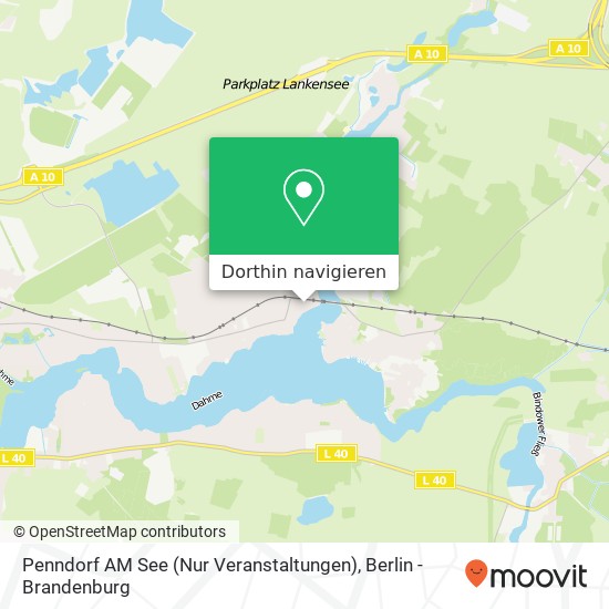 Penndorf AM See (Nur Veranstaltungen) Karte
