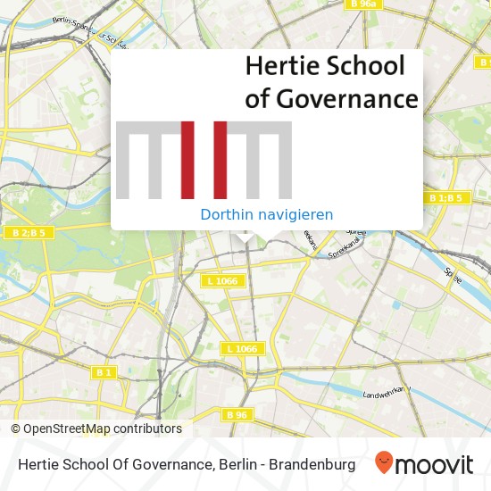 Hertie School Of Governance Karte