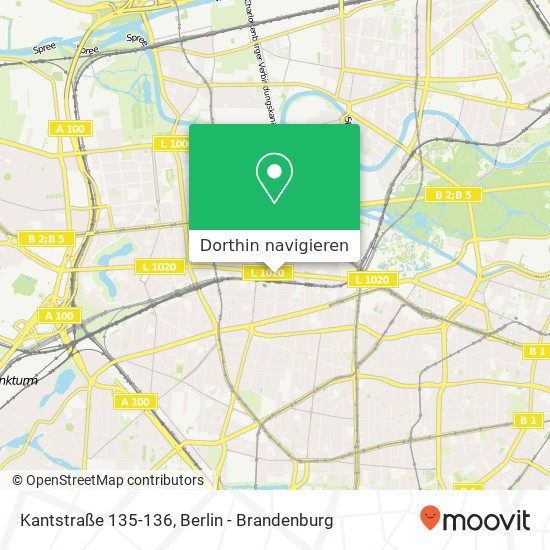 Kantstraße 135-136, Kantstraße 135-136, 10625 Berlin, Deutschland Karte