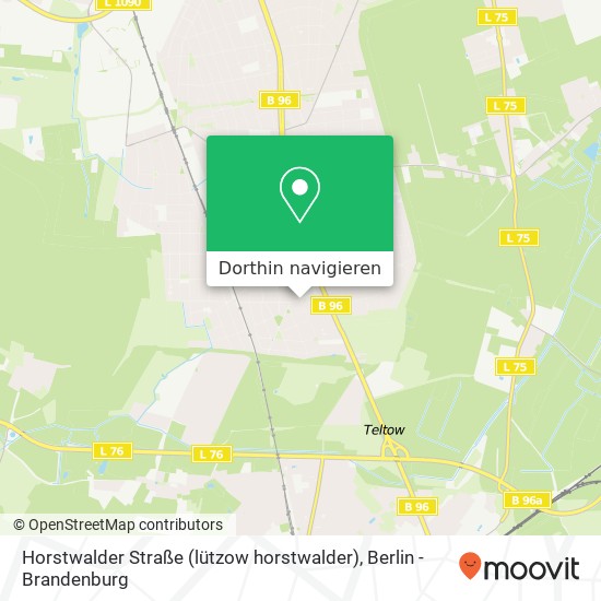 Horstwalder Straße (lützow horstwalder), Lichtenrade, 12307 Berlin Karte
